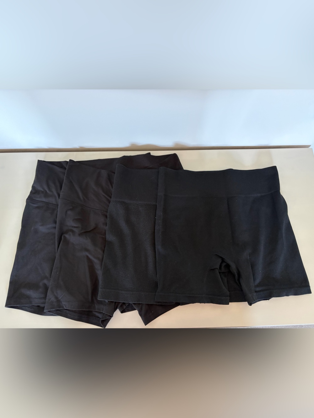 Biker shorts, size L set of 4 Wild Fable & Colsie
